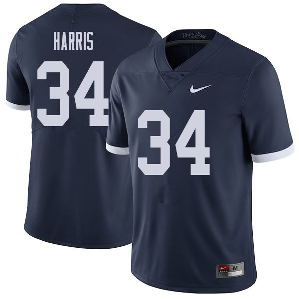 NCAA Nike Men's Penn State Nittany Lions Franco Harris #34 College Football Authentic Throwback Navy Stitched Jersey OHS2298IS